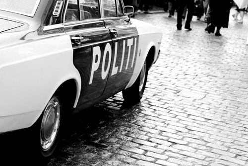 Old Time Police Car