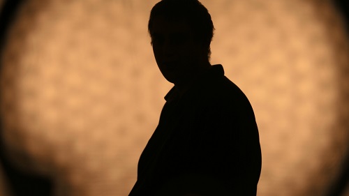 Silhouette of a man