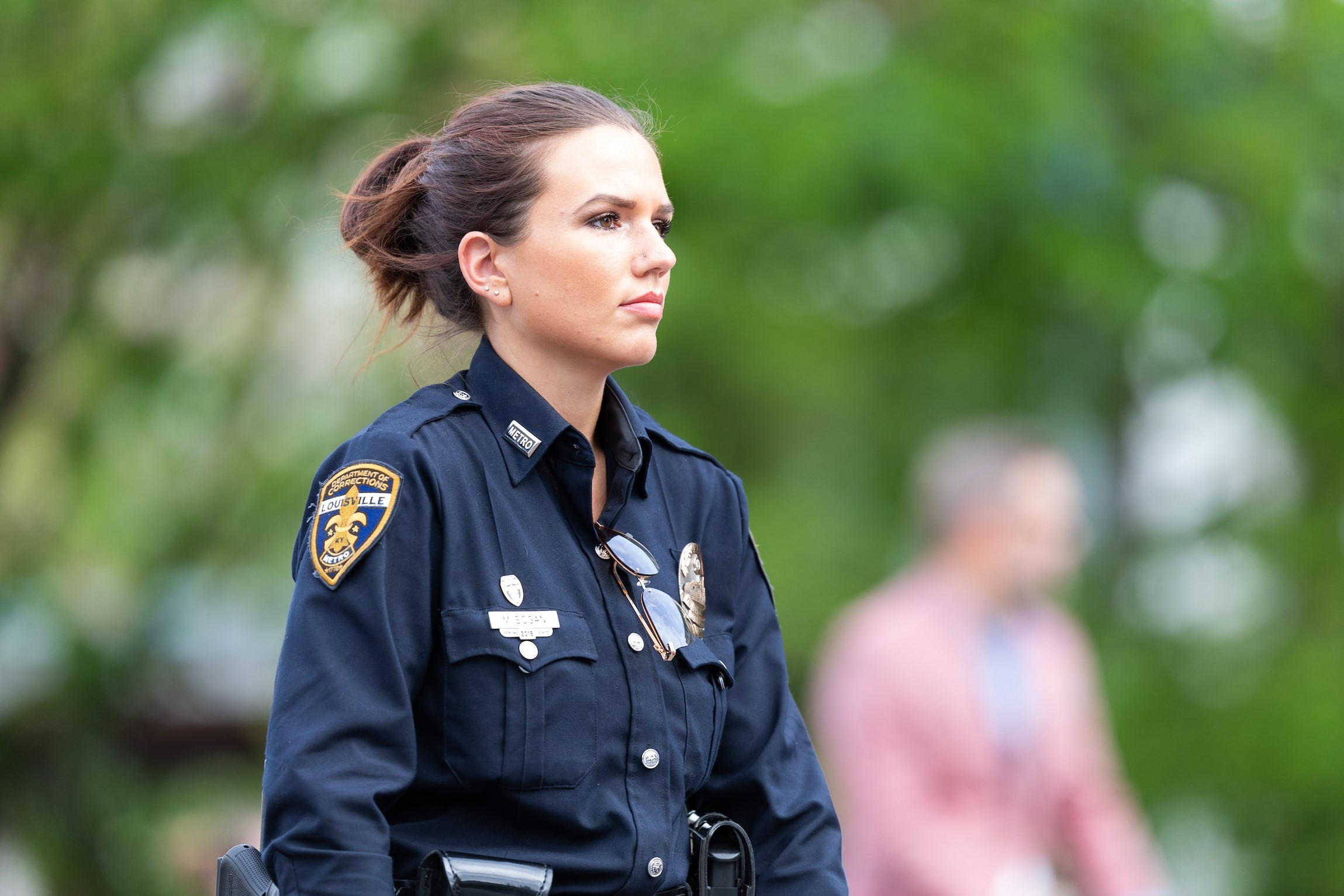 Woman Police Officer On-Duty