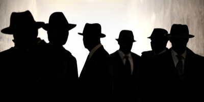 silhouettes of cia agents